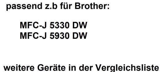 Brother alternativ Multipack LC3219XL   Bk=68ml/CMY=17ml