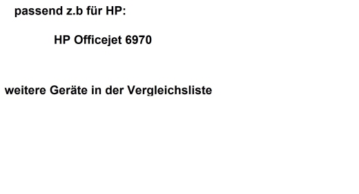 HP alternativ 903 XL Tinte Black für HP / ~T6M15AE / 37ml