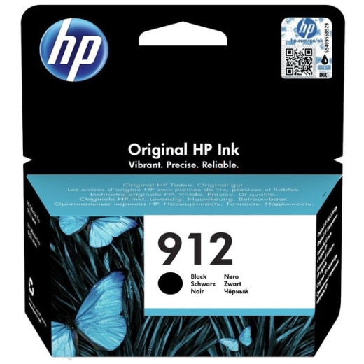 HP Original 3YL80AE // black // HP Ink Cart. No. 912 / 3YL80AE 300 Seiten