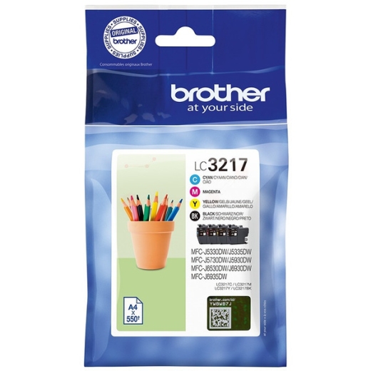 LC3217VAL BROTHER TINTE (4) CMYK / LC3217VAL