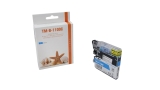 Brother alternativ LC980/1100BK Seestern Tinte cyan 20ml