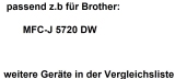 Brother alternativ Multipack LC229/225XL LC229XLVALPB / BK=55,4 ml / C,M,Y=15,6ml
